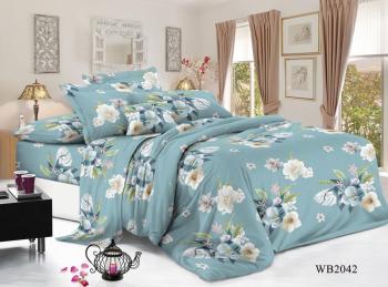 Постельное белье из поплина "Конфесса" Семейный (диз.: WB2042) 