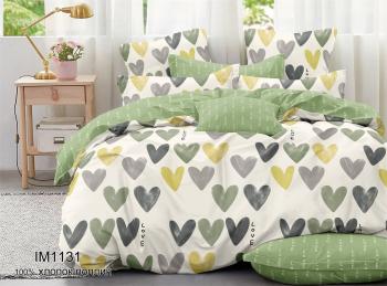 Постельное белье из поплина &quot;Наслаждение&quot; 3Д Евро 220*240 (диз.: IM1131) КНПЕД
