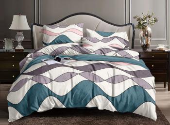 Постельное белье из микросатина "Микросатин" 200*220 (диз.: FS2343-10) КМС-20