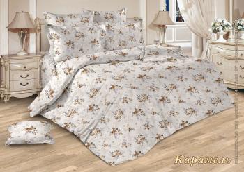 Постельное белье из перкали "Ренессанс" 2,0 сп. с Евро (диз.: Карамель) КРП20е