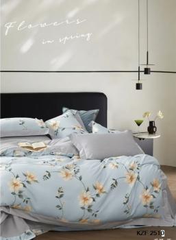 Постельное белье из сатина "Стелла" (пакет ПВХ) 2,0 сп. (диз.: KZF2510) КСВС