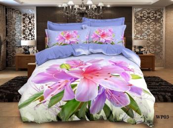 Постельное белье из сатина "Даймонд Коллекшн" Семейный (диз.: WP03) КСД