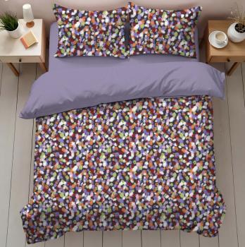 Постельное белье из перкали "Ренессанс" 2,0 сп. с Евро (диз.: 20390-1 Калейдос) КРП20е