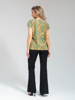 БЖ-08 НСД Блузка женская ( жатка набивка) БЖ-08 НСД