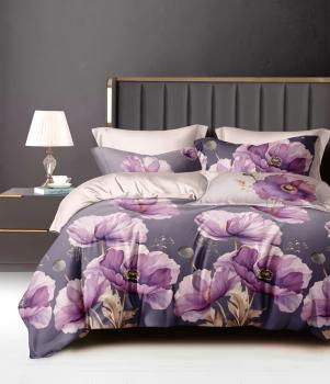 Постельное белье из сатина "Стелла" (пакет ПВХ) 2,0 сп. (диз.: 2636) КСВС