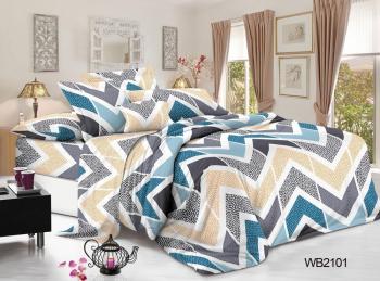 Постельное белье из поплина "Конфесса" 2,0 сп. (диз.: WB2101) 