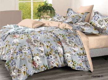 Постельное белье из микросатина "Микросатин" 200*220 (диз.: FS4198-11) КМС-20