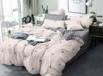 Постельное белье из поплина "Наслаждение" 3Д Семейный (диз.: IM0705) КНПСДсев