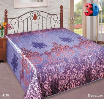 Покрывало  "Шелк" РТ ультрастеп спанбонд 180*220 (диз.: 4118 Венеция) ПШ-180*220