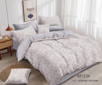 Набор "Сильвия" (поплин: одеяло 172*205; простыня 220*240; нав 70*70 (2шт)) (диз.: IM1234) НВЗЛС
