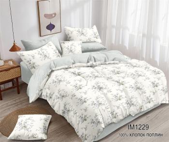 Постельное белье из поплина "Наслаждение" 3Д 2,0 с Евро (диз.: IM1229) КНПЕД