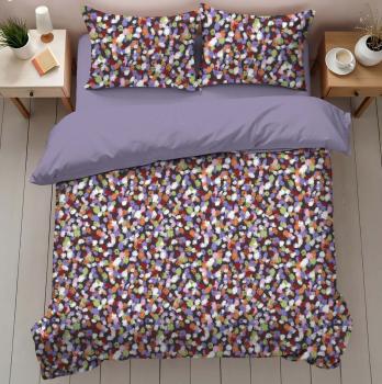 Постельное белье из перкали "Ренессанс" Семейный (диз.: 20390-1 Калейдос) КРПс