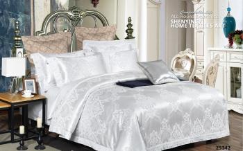 Постельное белье из сатин-жаккарда "Жаккард" 2,0 с Евро (диз.: 25342) КСЖ