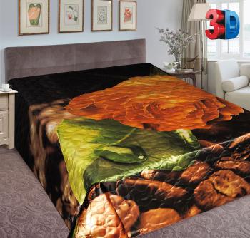 Покрывало РТ  &quot;Шелк&quot; ультрастеп пэ 215*250 (диз.: XHY P293) ПШ-215*255