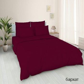 Постельное белье из поплина однотонного "Конфесса" 200*220 (диз.: бархат) 