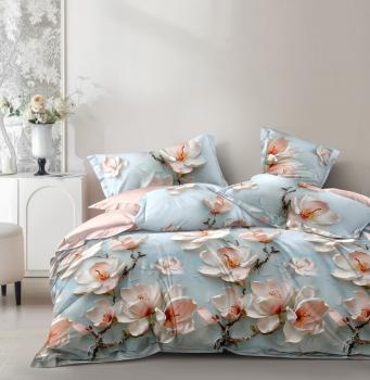 Постельное белье из поплина "Наслаждение" 3Д 2,0 (диз.: 8039) КНПДсев