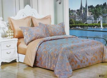 Постельное белье из сатин-жаккарда "Жаккард" Семейный (диз.: WT02) КСЖС