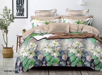 Постельное белье из микросатина "Микросатин" 200*220 (диз.: FS2168-11) КМС-20