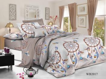 Постельное белье из поплина "Конфесса" 2,0 сп. (диз.: WB2017) 