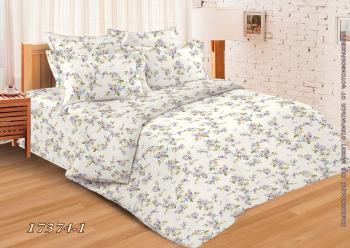Постельное белье из бязи 145 г/м2 "Душевный" 2,0 сп. с евро (диз.: 17374-1) 