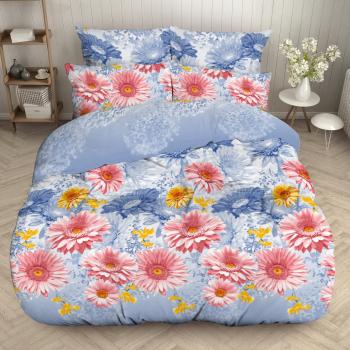 Постельное белье из бязи 125 г/м2 "Наслаждение" Семейный (диз.: 9359-1 3D Герберы) КНБС Постельное белье из бязи 125 г/м2 "Наслаждение" Семейный (диз.: 9359-1 3D Герберы) КНБС