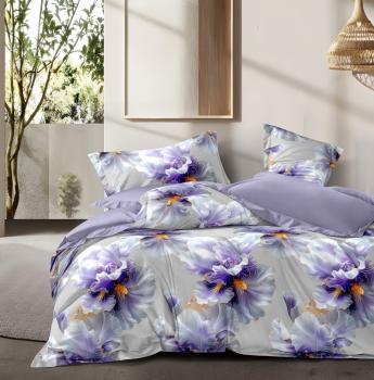 Постельное белье из поплина "Наслаждение" 3Д Семейный (диз.: 8034) КНПСДсев