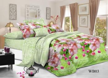 Постельное белье из поплина &quot;Конфесса&quot; 200*220 (диз.: WB03) 