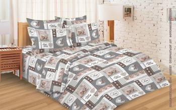 Постельное белье из бязи 145 г/м2 "Душевный" 2,0 сп. (диз.: 20367-1) 