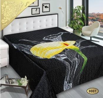 Покрывало РТ  "Шелк" ультрастеп пэ 200*220 (диз.: 0007 Калы) ПШ