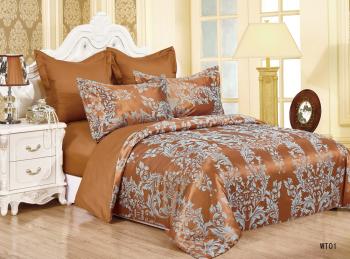 Постельное белье из сатин-жаккарда &quot;Жаккард&quot; 1,5 сп. (диз.: WT01) КСЖ