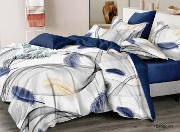 Постельное белье из микросатина "Микросатин" 200*220 (диз.: FS4180-11) КМС-20