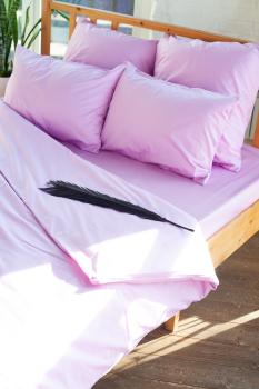 Постельное белье из сатина &quot;Камелия&quot; Евро 200*220 (нав. 50*70 и 70*70 диз.: Сиреневый) КССС