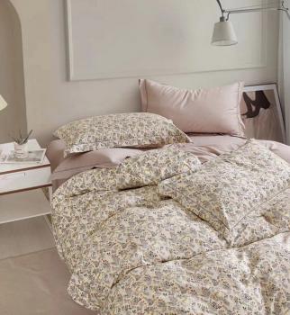 Постельное белье из сатина "Стелла" (пакет ПВХ) Евро 200*220 (диз.: 2579) КВСNoris