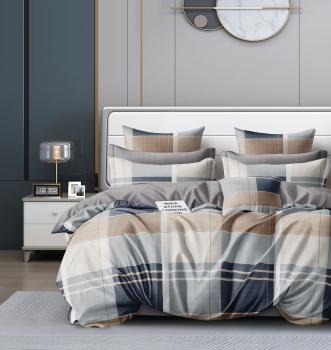 Постельное белье из поплина "Наслаждение" 3Д 2,0 с Евро (диз.: 8051) КНПЕД