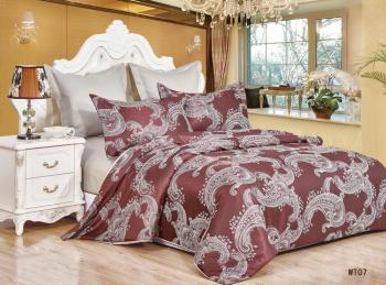 Постельное белье из сатин-жаккарда "Жаккард" Семейный (диз.: WT07) КСЖС