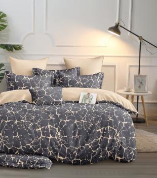 Постельное белье из поплина &quot;Наслаждение&quot; 3Д Евро 220*240 (диз.: 6697) КНПЕД