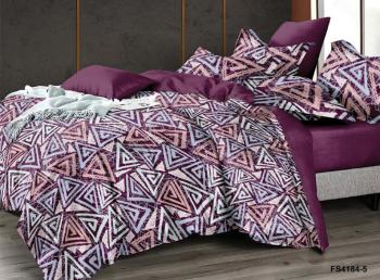 Постельное белье из микросатина "Микросатин" 200*220 (диз.: FS4184-5) КМС-20