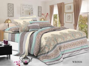 Постельное белье из поплина "Конфесса" 1,5 сп. (диз.: WB2026) 