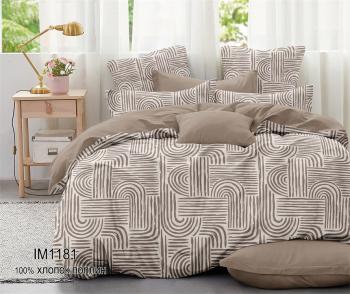 Постельное белье из поплина "Наслаждение" 3Д Евро 220*240 (диз.: IM1181) КНПЕД