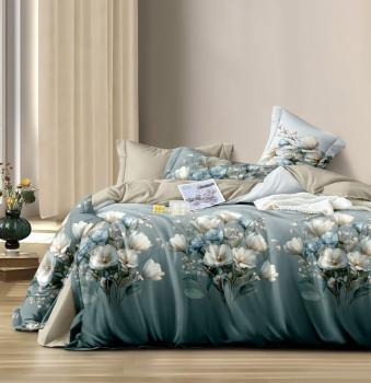 Постельное белье из сатина "Стелла" (пакет ПВХ) Семейный (диз.: 2714) КВСс