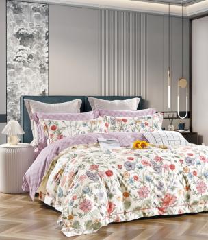 Постельное белье из поплина "Наслаждение" 3Д 2,0 (диз.: 1476) КНПДсев