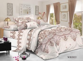Постельное белье из поплина "Конфесса" 2,0 сп. (диз.: WB2022) 