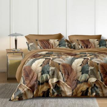 Постельное белье из сатина "Стелла" (пакет ПВХ) Семейный (диз.: 2669) КВСс