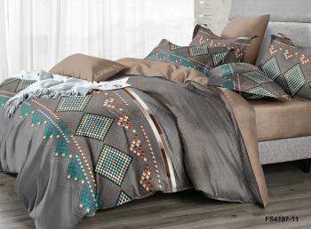 Постельное белье из микросатина "Микросатин" 200*220 (диз.: FS4197-11) КМС-20