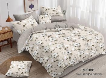 Постельное белье из поплина &quot;Наслаждение&quot; 3Д Евро 220*240 (диз.: IM1088) КНПЕД