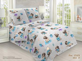 Постельное белье из поплина &quot;Сказочная страна&quot; 110*140 (диз.: 2529-2) КП