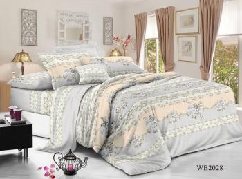 Постельное белье из поплина "Конфесса" Семейный (диз.: WB2028) 