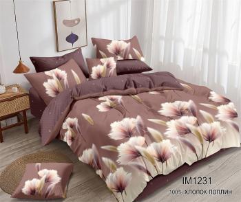 Постельное белье из поплина "Наслаждение" 3Д 1,5 (диз.: IM1231) КНПN