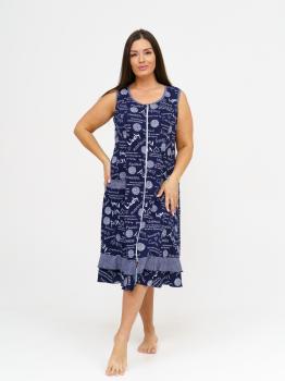 Х-055 НСД  Халат женский (кулирка) Х-055 НСД