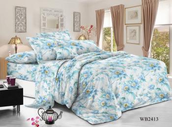 Постельное белье из поплина "Конфесса" Семейный (диз.: WB2413) 